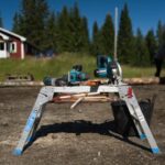 Byggplats för lösvirkeshus